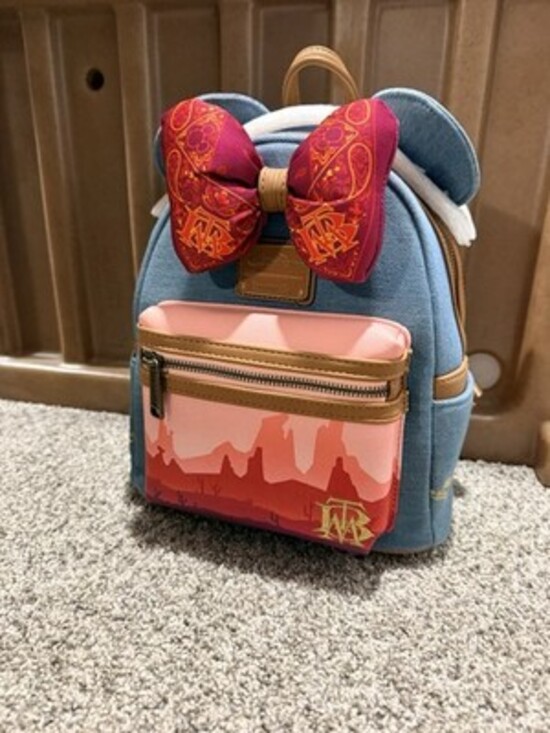 Disney Handbags - Big Thunder Mountain Minnie Mouse Main Attraction LOUNGEFLY Backpack Disney NEW